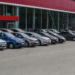Stock on a dealer lot