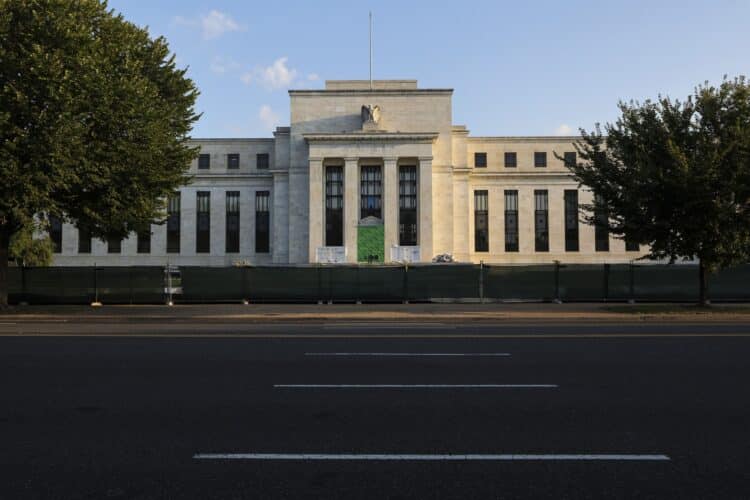 The Marriner S. Eccles Federal Reserve Board Building in Washington, DC.