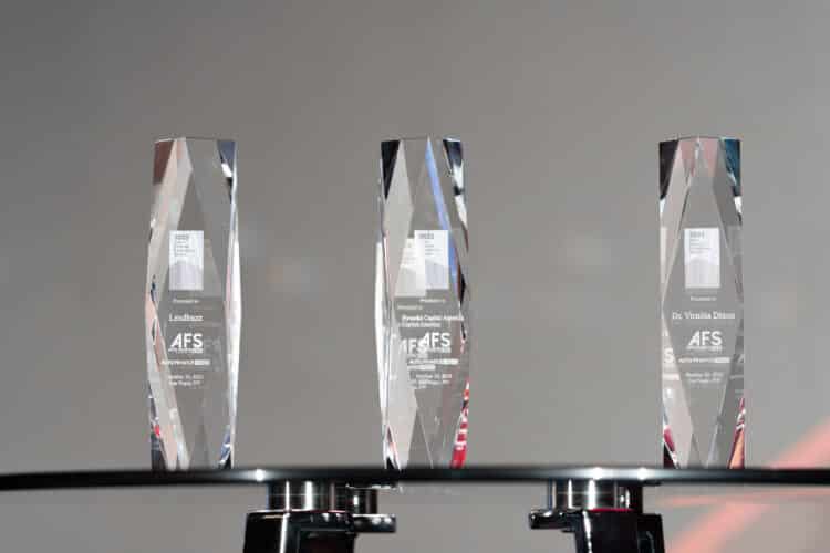 Auto Finance Excellence Awards 2023 Trophies