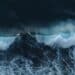 dark ocean waves cresting