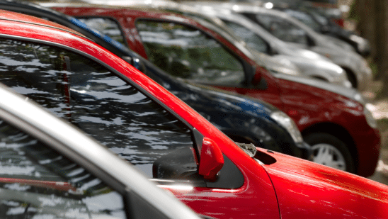 Cars parked
