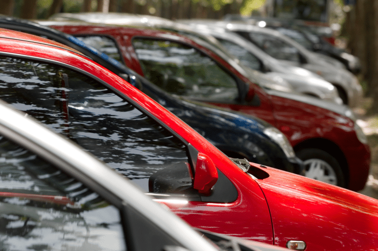 Cars parked