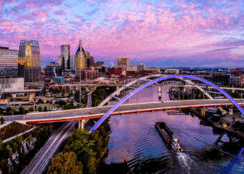 Nashville, Tenn. view at night