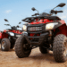 ATV's parked