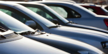 Cars parked next to each other