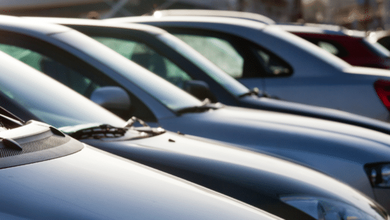 Cars parked next to each other