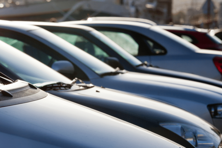 Cars parked next to each other