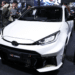 Toyota Yaris at an auto show