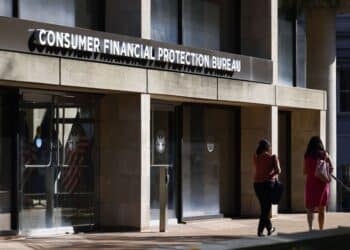 The US Consumer Financial Protection Bureau (CFPB) headquarters in Washington, DC, US.
