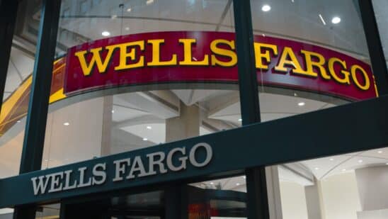 A Wells Fargo bank branch in New York, US