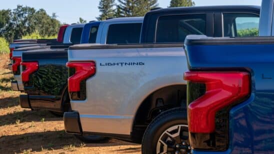 Ford Lightning F-150 pickup truck.