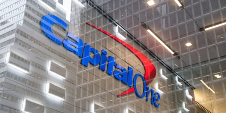 A Capital One bank branch in New York, US, on Tuesday, Jan. 23, 2024.