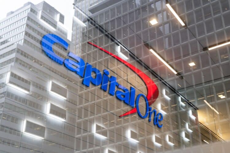 A Capital One bank branch in New York, US, on Tuesday, Jan. 23, 2024.