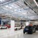 A production floor of the SUSTAINera Circular Economy Hub at Stellantis NV's Mirafiori complex in Turin, Italy, on Thursday, Nov. 23, 2023. Stellantis will invest in hybrid-electric transmission production and recycling activities at its iconic Turin factory thats being retooled into a battery-vehicle hub to help safeguard jobs.