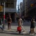 Shoppers on Broadway in New York. Photographer: Shelby Knowles/Bloomberg