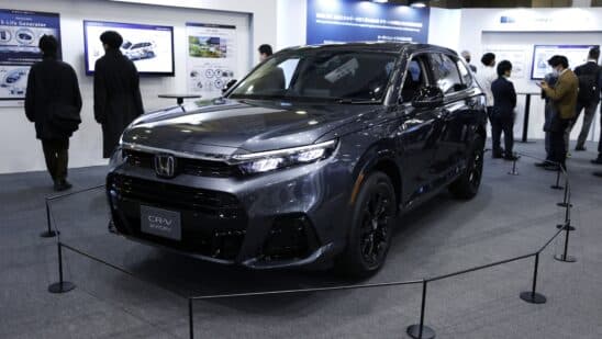 CR-V e:FCEV on display