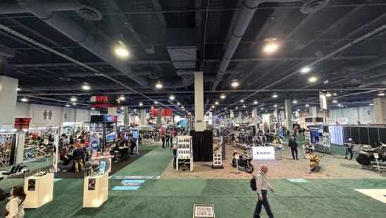 Photo of the AIM Expo floor