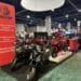 motorcycles on show floor at AIM expo