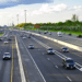 Cars driving on the highway