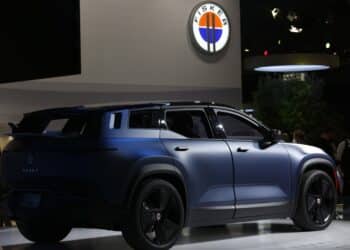 A Fisker Ocean electric SUV. Photographer: Angel Garcia/Bloomberg