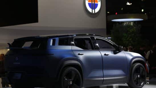 A Fisker Ocean electric SUV. Photographer: Angel Garcia/Bloomberg