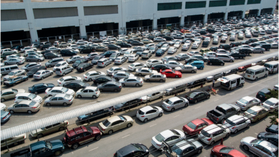 cars on lot