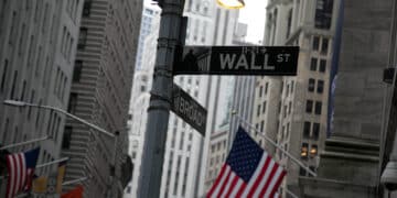 The New York Stock Exchange As US Stocks Rise