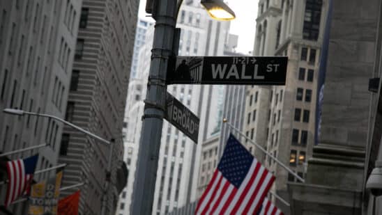 The New York Stock Exchange As US Stocks Rise