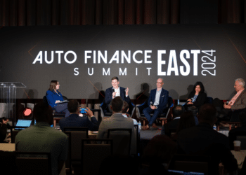 Panel of auto finance executives at Auto Finance Summit East 2024 (Photo/Jeremy Harris Stills + Motion)