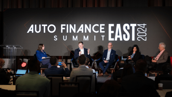 Panel of auto finance executives at Auto Finance Summit East 2024 (Photo/Jeremy Harris Stills + Motion)