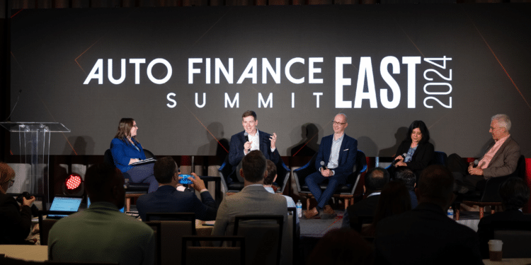 Panel of auto finance executives at Auto Finance Summit East 2024 (Photo/Jeremy Harris Stills + Motion)