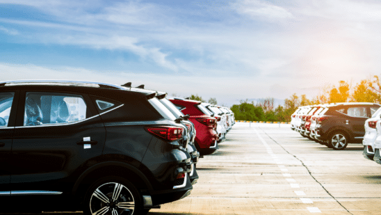 cars on lot