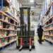 A worker prepares orders for shipping at la Vie en Rose distribution centre in Montreal, Quebec, Canada, on Tuesday, Feb. 27, 2024. Photographer: Graham Hughes/Bloomberg