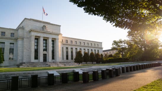The Marriner S. Eccles Federal Reserve building stands in Washington, DC. Photographer: Erin Scott/Bloomberg