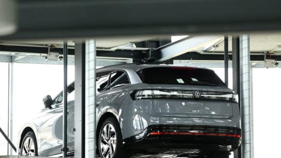 A VW ID. 7 electric automobile. Photographer: Liesa Johannssen/Bloomberg
