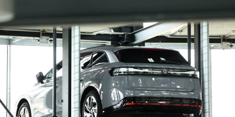 A VW ID. 7 electric automobile. Photographer: Liesa Johannssen/Bloomberg