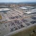 Vehicles parked at General Motors Co. Silao Complex in Silao, Guanajuato state, Mexico.