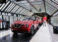 The production line of hybrid Nissan Juke and Hybrid Nissan Qasqhai sports utility vehicles at the Nissan Motor Co. factory in Sunderland, UK, on Friday, Nov. 24, 2023. Nissan will significantly ramp up electric-vehicle production in the UK with a 2 billion ($2.5 billion) investment at its Sunderland site in a boon to the country's car industry. Photographer: Jose Sarmento Matos/Bloomberg