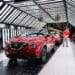 The production line of hybrid Nissan Juke and Hybrid Nissan Qasqhai sports utility vehicles at the Nissan Motor Co. factory in Sunderland, UK, on Friday, Nov. 24, 2023. Nissan will significantly ramp up electric-vehicle production in the UK with a 2 billion ($2.5 billion) investment at its Sunderland site in a boon to the country's car industry. Photographer: Jose Sarmento Matos/Bloomberg