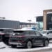 A Ford dealership in Montreal, Quebec, Canada, on Thursday, Feb. 27, 2025. Donald Trumps tariff threats stand to hurt American economic interests because they would disturb automotive supply chains where the US is strong and drive up consumer prices, said the head of General Motors Co.s Canadian unit.