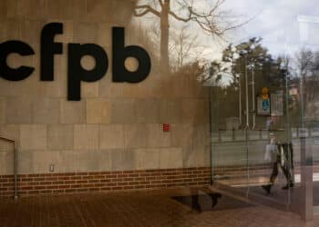 The US Consumer Financial Protection Bureau headquarters in Washington, DC.