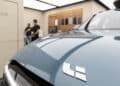 A Li One electric sport utility vehicle (SUV) on display at a Li Auto Inc. showroom in Shanghai. Photographer: Qilai Shen/Bloomberg