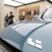 A Li One electric sport utility vehicle (SUV) on display at a Li Auto Inc. showroom in Shanghai. Photographer: Qilai Shen/Bloomberg