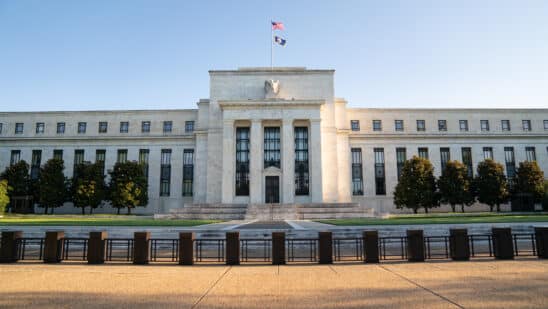 The Marriner S. Eccles Federal Reserve building stands in Washington, DC. Photographer: Erin Scott/Bloomberg
