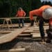 Workers from Herring Homes work at a construction site in Lillington, North Carolina Thursday, June 15, 2023. Photographer: Allison Joyce/ Bloomberg