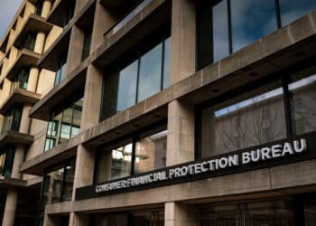 The US Consumer Financial Protection Bureau headquarters in Washington, DC.