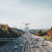 cars on road with sky