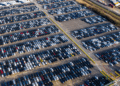Cars in parking lot