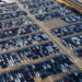 Cars in parking lot
