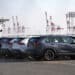 Toyota RAV4 vehicles at the Port of Nagoya in Japan. Photographer: Toru Hanai/Bloomberg